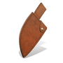 Rustic Cleaver Brown Leather Sheath