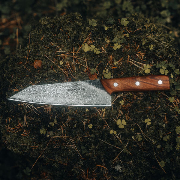 Guild 6th Bushcraft Damascus  7" Bunka