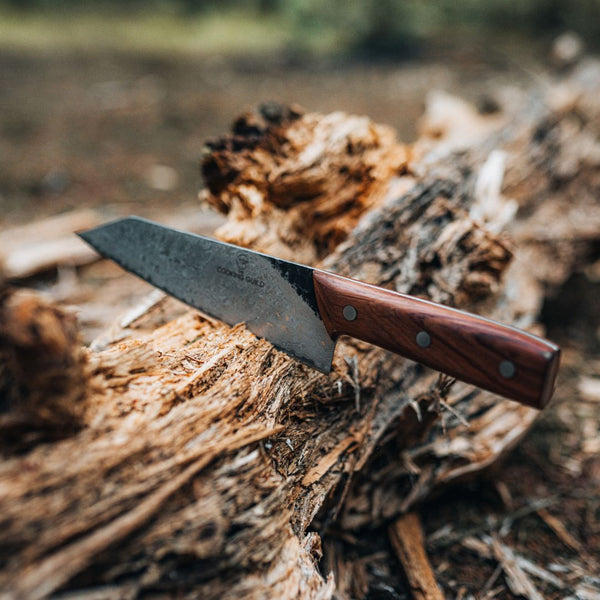 Guild 6th Bushcraft Damascus  7" Bunka