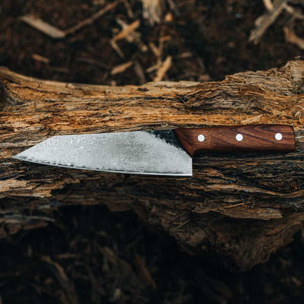 Guild 6th Bushcraft Damascus  7" Bunka