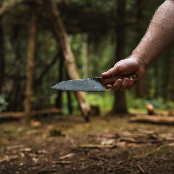 Guild 6th Bushcraft Damascus  7" Bunka